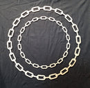 Chipboard Frame Chain Circle Set of 2