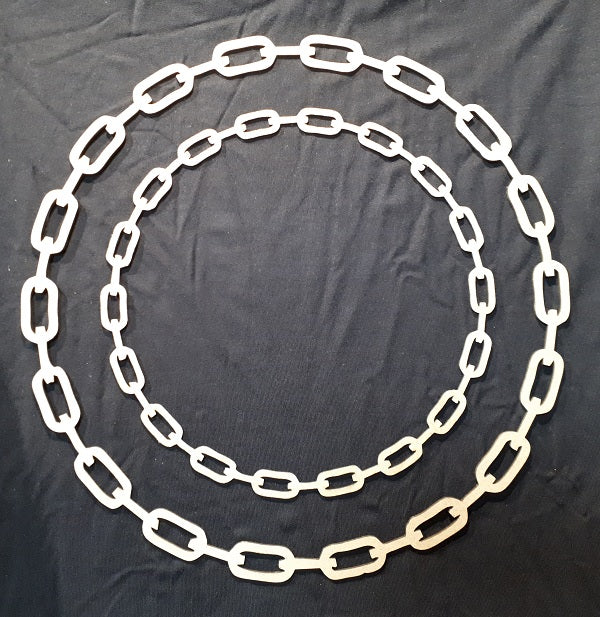 12 x 12 Chipboard Frame Chain Circle Set of 2