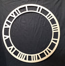 Chipboard Frame Roman Clock Thin Frame Small