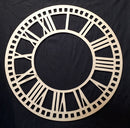 12 x 12 Chipboard Frame Roman Clock Fancy