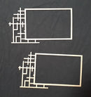 Chipboard Frame With Cross Hatch mesh