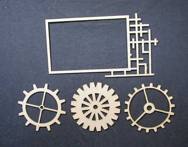 Frame Cogs Frame Mesh Frame and Cogs