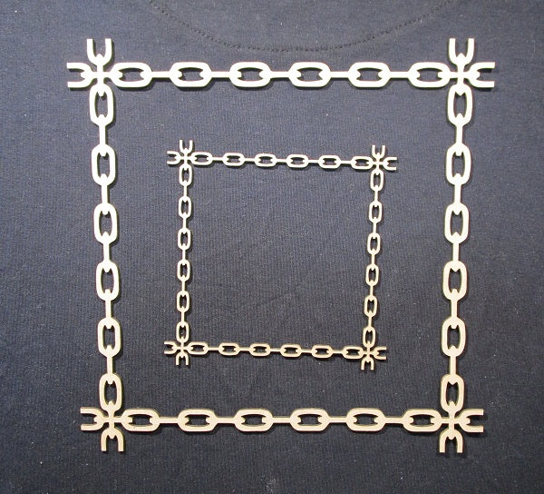 12 x 12 Frame Chain Squares Set of 2
