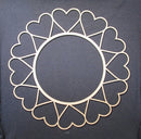 12 x 12 Frame Heart with Circle