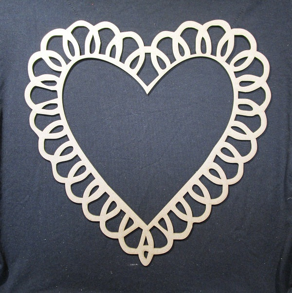 12 x 12 Frame Lacy Heart Frame