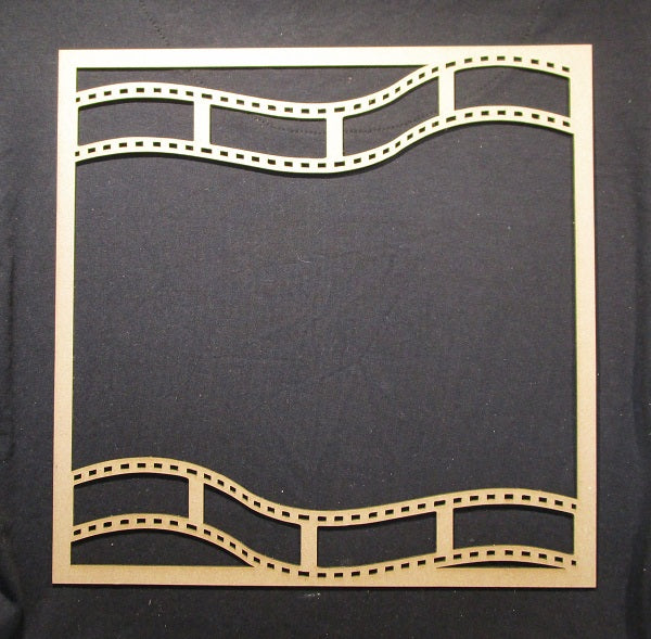 2 x 12 Frame Wavy Film Strip with Square