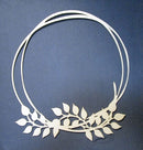 12 x 12 Chipboard Frame Scribble Circle with Vines