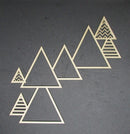 12 x 12 Chipboard Frame Triangle Collage