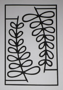 Flowers & Vines Black Loopy Vines