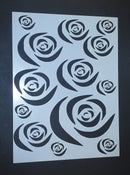 Large Stencils (8 x 10 inch) Abstract Roses