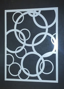 Large Stencils (8 x 10 inch) Circles and Bubbles