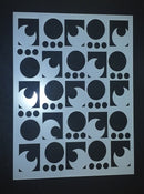 Large Stencils (8 x 10 inch) Circles and Squares
