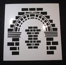 Large Stencil Arch with Brickwork