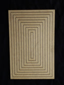 Chipboard Embellishments Medium Nested Frames Rectangle