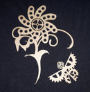 Chipboard Flower and Butterfly