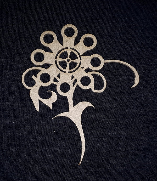 Chipboard Flower Steam Punk
