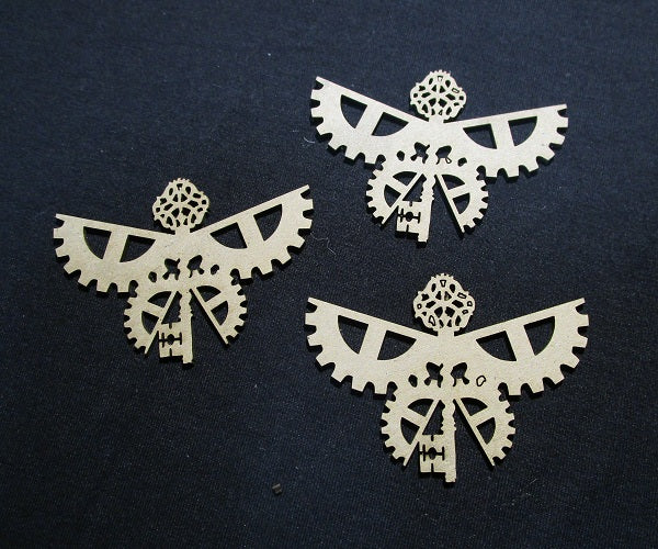 Chipboard Butterfly Cogs
