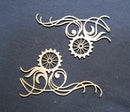 Chipboard Cog and Flourish