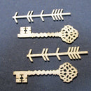 Chipboard Keys and Arrows