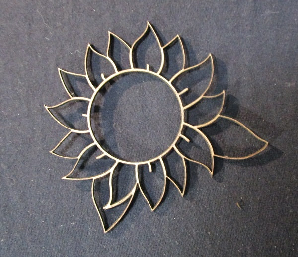 Chipboard Sunflower