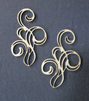 Chipboard Double Swirls