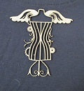 Chipboard Manequin With Wings