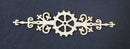 Chipboard Cog Swirl Flourish