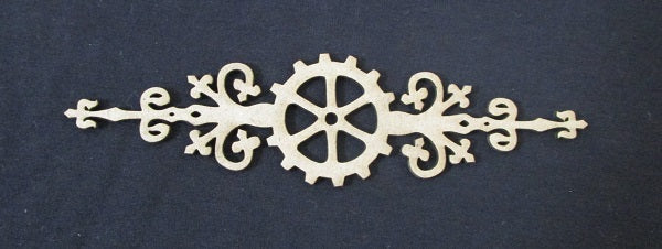 Chipboard Cog Swirl Flourish
