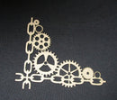 Chipboard Cog Chain Corner