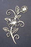 Chipboard Flower Vine