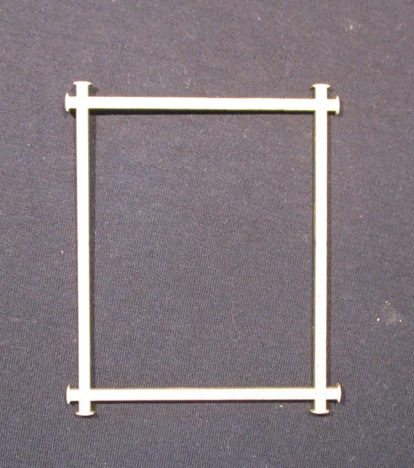 Chipboard Frame Plain Jane 3 x 4 inch