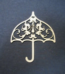 Chipboard Umbrella with Flourish