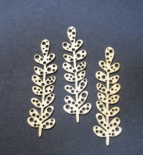 Chipboard Vines with Dots Small