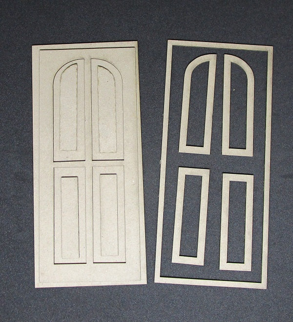 Chipboard Doors Large In Laid Wood