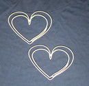 Chipboard Scribble Hearts Medium