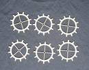 Chipboard Cogs Medium Quads