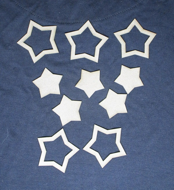 Chipboard Stars and Outlines