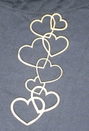 Chipboard Heart Stack Small