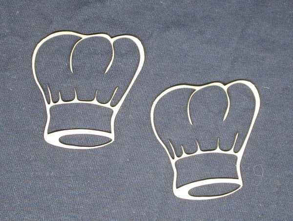 Chipboard Chefs Hats