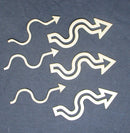 Chipboard Swirly Arrows Set of 3