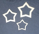 Chipboard Stars Set of 3