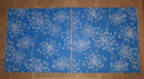 Paper Napkins (Pack of 2) Blue and White Flowers Abstract Sprigs