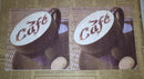 Paper Napkins (Pack of 2) Coffee Cup Cappuccino Café