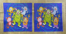 Paper Napkins (Pack of 2) Monsters Green Pink Boys Kids