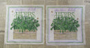 Paper Napkins (Pack of 2) Garden Fresh Herbs in a Box