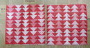 Paper Napkins (Pack of 3) Red and White Christmas Tree Triangles