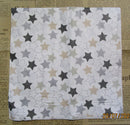 Paper Napkins (Pack of 2) Stars Stars Stars Navy Grey and Blue