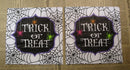 Paper Napkins (Pack of 2) Halloween Black and White Trick or Treat