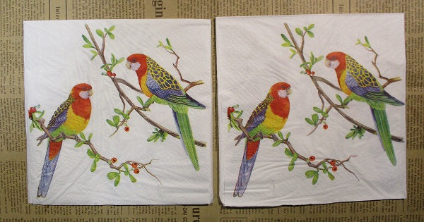Paper Napkins (Pack of 2) Australia Birds Rosella
