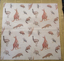 Paper Napkins (Pack of 2)  Australia Animals Kangaroo Kookaburra Playtapus Echinda
